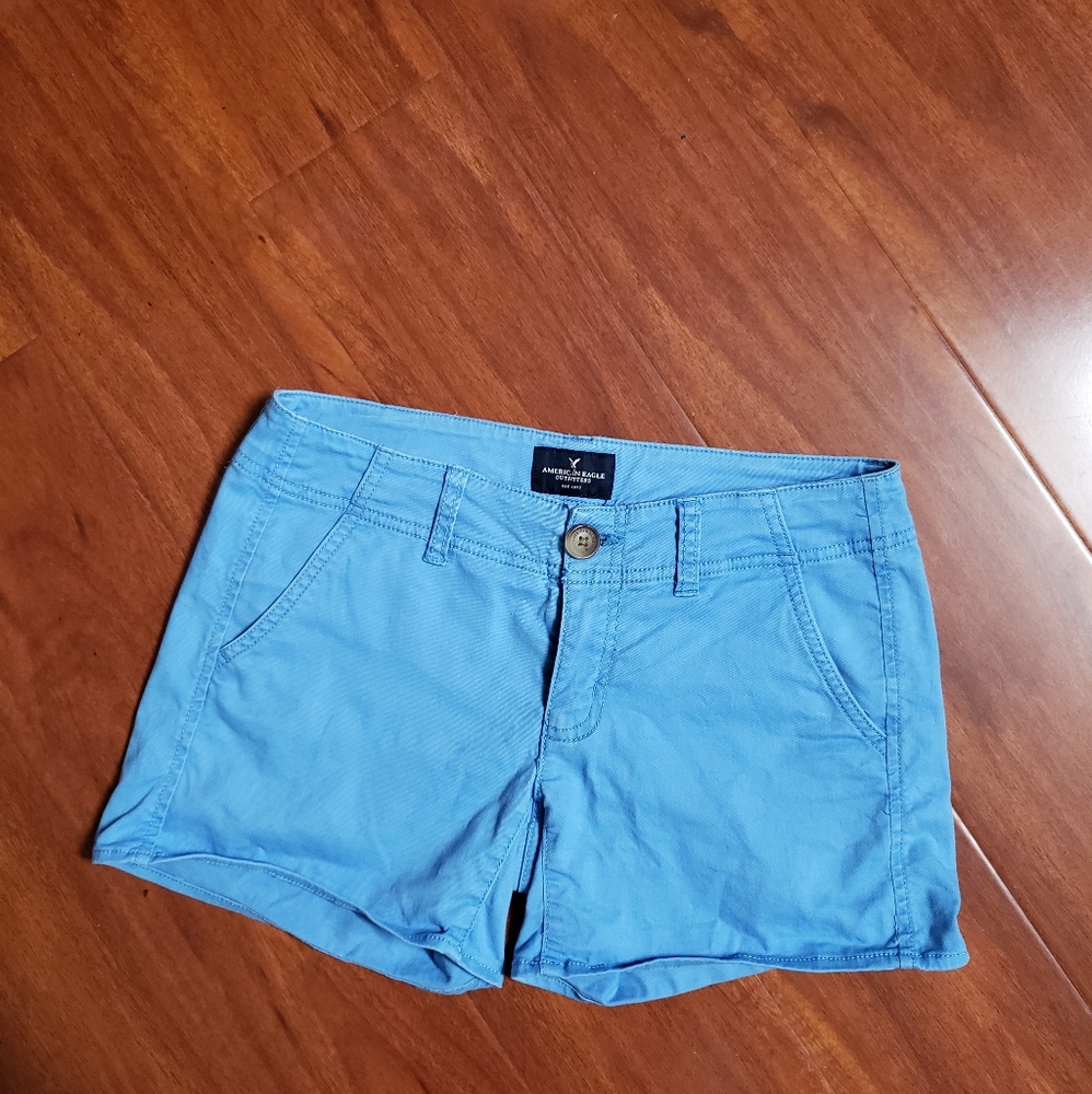 AE SHORTIE SHORTS BLUE - 0